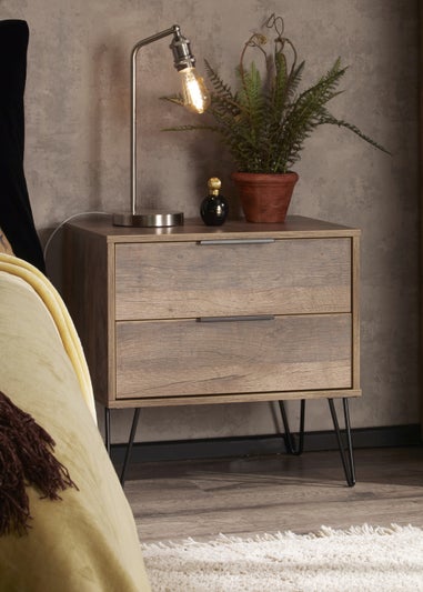 Swift Milano 2 Drawer Midi Chest (52.5cm x 39.5cm x 57cm)