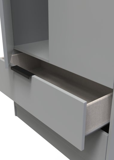 Swift Cordoba Tall 2 Drawer Wardrobe (197cm x 74cm x 53cm)