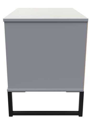Swift Cordoba Double Open Bedside Cabinet (54cm x 39.5cm x 57.5cm)
