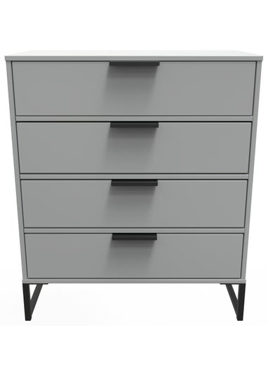 Swift Cordoba 4 Drawer Chest of Drawers (91cm x 39.5cm x 76cm)