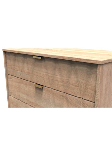Swift Prism 4 Drawer Chest (88.5cm x 41.5cm x 76.5cm)