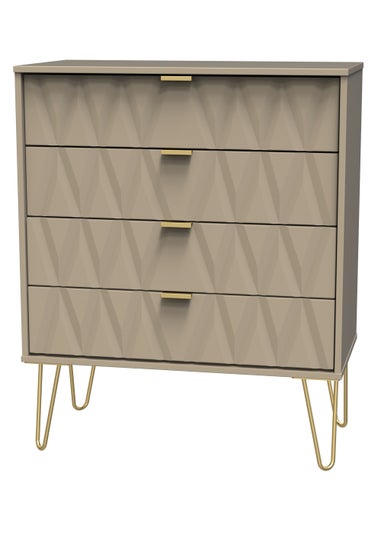 Ready Assembled Prism 4 Drawer Chest