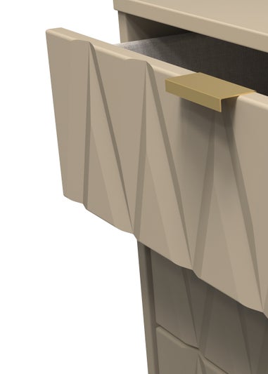 Swift Prism 3 Drawer Midi Chest (74cm x 39.5cm x 57.5cm)