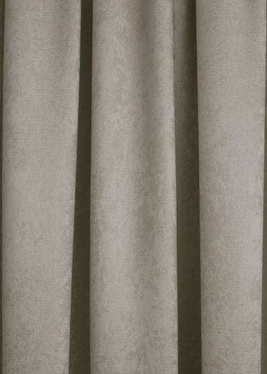 Fusion Galaxy Dimout Beige Pencil Pleat Curtains