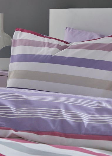 Fusion Carlson Stripe Reversible Duvet Cover