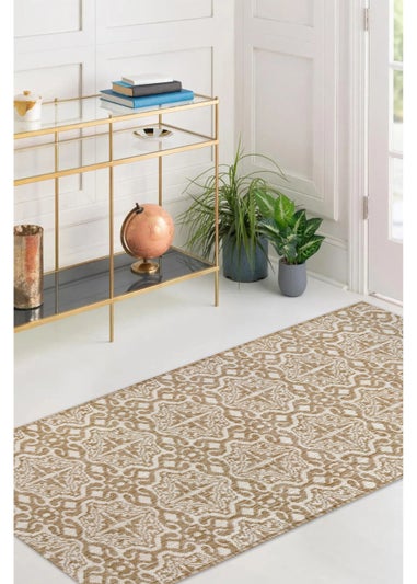 Homemaker Indoor/ Outdoor Victorian Tile Runner