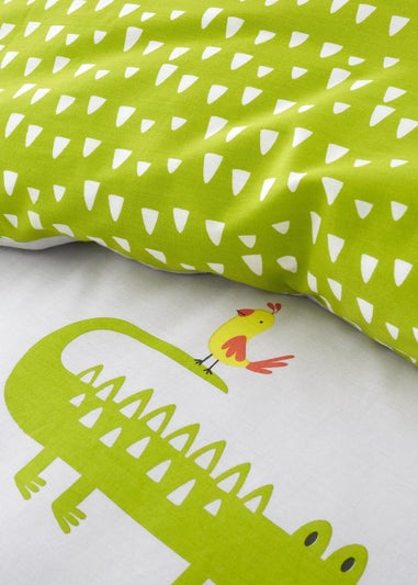 Cosatto Crocodile Smiles Reversible Duvet Cover