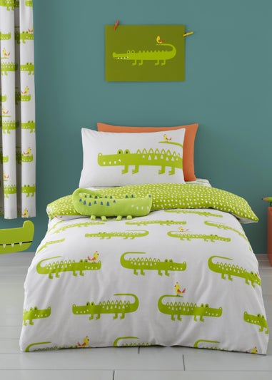 Cosatto Crocodile Smiles Reversible Duvet Cover