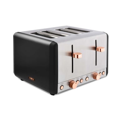 Tower Cavaletto 4 Slice Stainless Steel Toaster