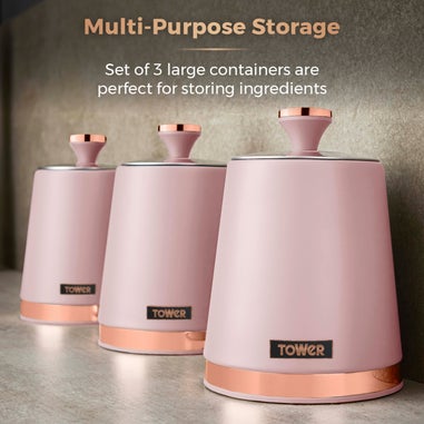 Tower Cavaletto Set Of 3 Canisters