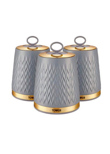 Tower Empire Set Of 3 Canisters