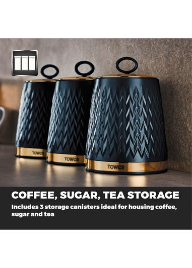 Tower Empire Set Of 3 Canisters