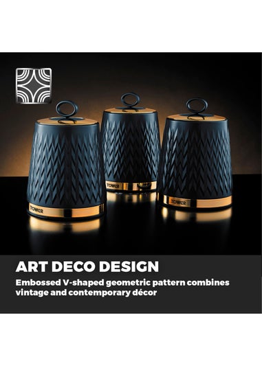 Tower Empire Set Of 3 Canisters