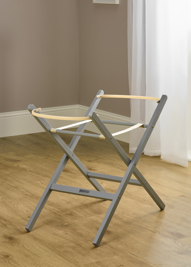 Clair de Lune Self Assembly Wooden Folding Moses Basket Stand