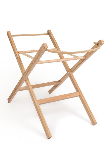 Clair de Lune Self Assembly Wooden Folding Moses Basket Stand