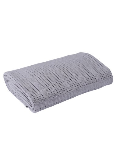 Clair de Lune Soft Cotton Cellular Cot Blanket