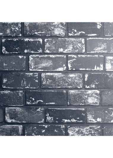 Arthouse Metallic Brick Wallpaper