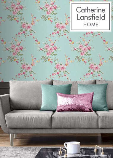 Catherine Lansfield Canterbury Floral Wallpaper