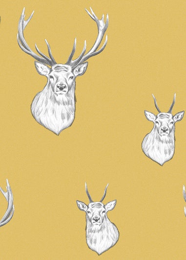 Catherine Lansfield Stag Wallpaper