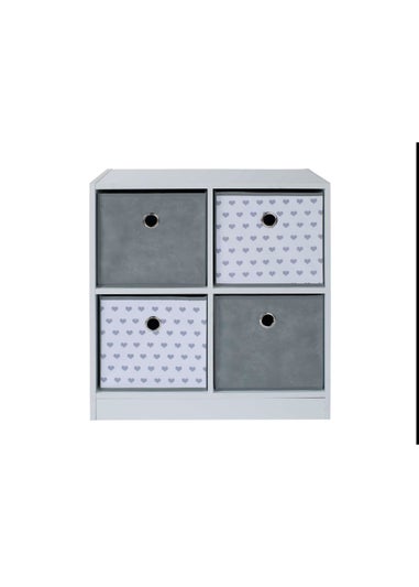 Lloyd Pascal Jazz 4 Cube Storage Unit (65cm x 63cm x 30cm)