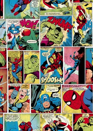 Marvel Comic Strip Wallpaper