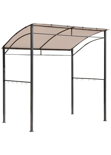 Outsunny Beige Garden Gazebo Tent (2m x 1.5m x 2m)