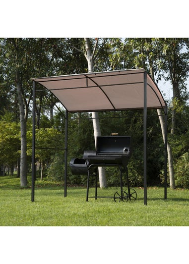 Outsunny Beige Garden Gazebo Tent (2m x 1.5m x 2m)