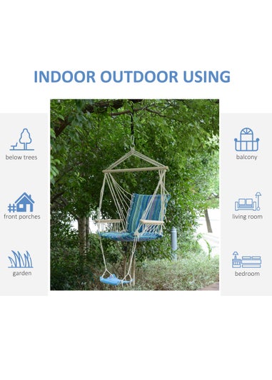 Rope swing outlet seat