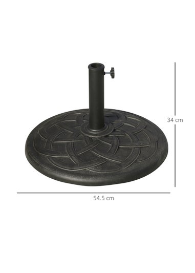 Outsunny Resin Umbrella Base (54.5 x 33cm)