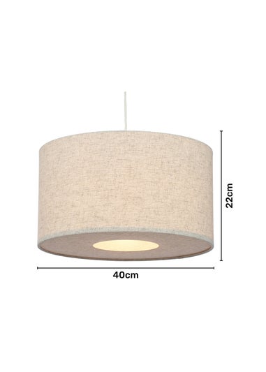 BHS Merle Easy Fit Light Shade (22cm x 39.5cm x 39.5cm)