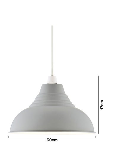 Inlight Metal Dome Easy Fit Lampshade (30cm x 30cm x 17cm)