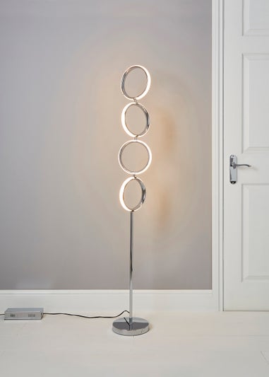 Inlight LED Ring Floor Lamp (140cm x 20cm x 20cm)