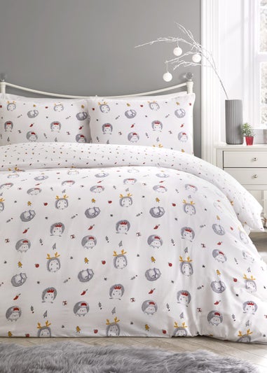 Fusion Christmas Kids Holly Hedgehog Duvet Cover