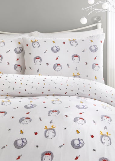 Fusion Christmas Kids Holly Hedgehog Duvet Cover