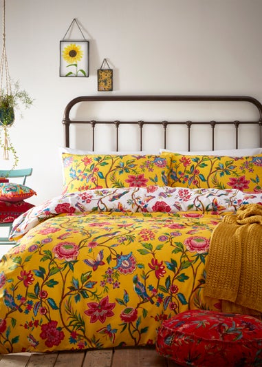 furn. Pomelo Tropical Floral Duvet Cover Set