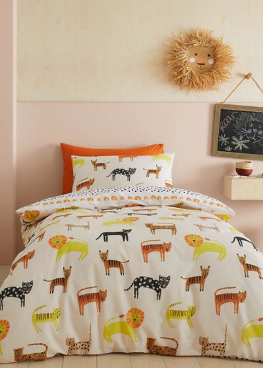Pineapple Elephant Khari Animals Fitted Bed Sheet