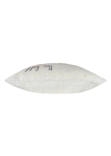 Evans Lichfield Bee You Slogan Cushion (43cm x 43cm x 8cm)