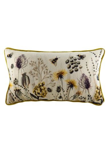 Evans Lichfield Watercolour Meadow Cushion (30cm x 50cm x 8cm)