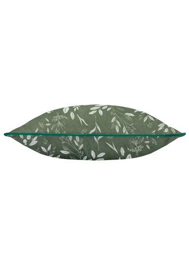 furn. Botanic Printed Velvet Cushion (50cm x 50cm x 8cm)