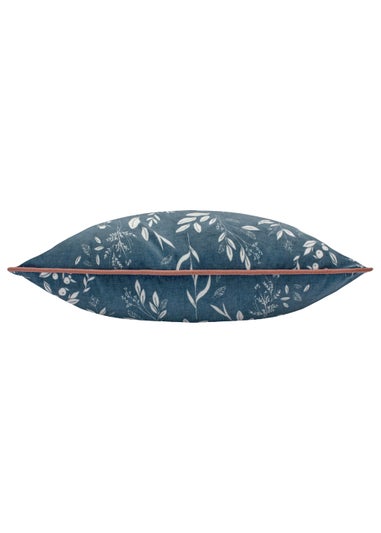 furn. Botanic Printed Velvet Cushion (50cm x 50cm x 8cm)