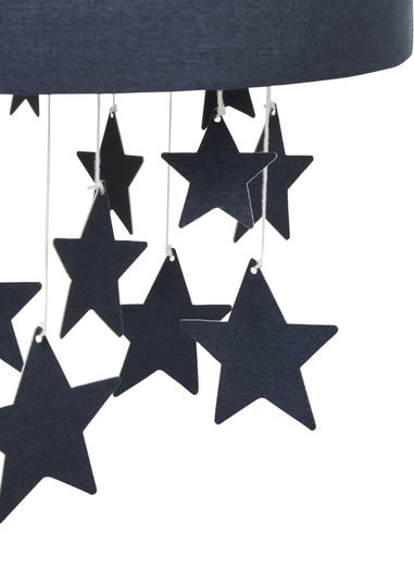 Glow Stars Blue Mobile Shade (36cm x 30cm)