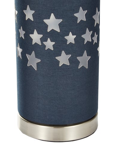 Glow Stars Blue Table Lamp (26cm x 12cm)