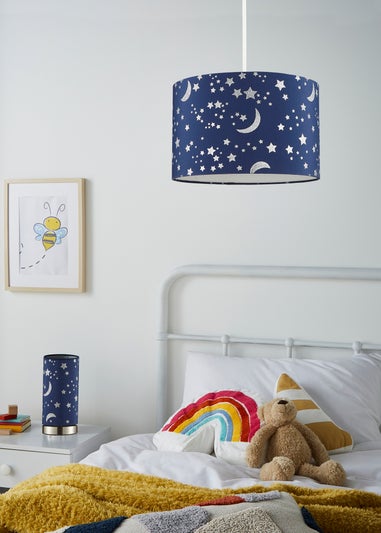 Glow Moon & Stars Table Lamp (26cm x 12cm)