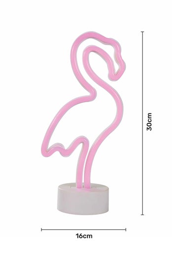 Glow Flamingo Neon Light (30cm x 15cm)
