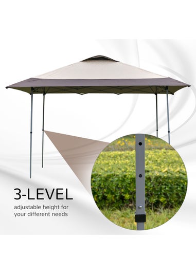 Outsunny 4m Pop Up Gazebo (284cm x 390cm x 390cm)