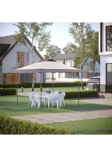 Outsunny 4m Pop Up Gazebo (284cm x 390cm x 390cm)