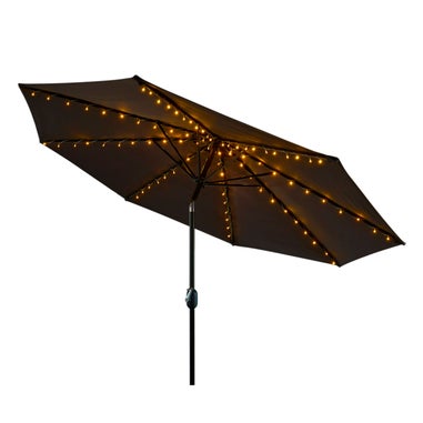 Premier Decorations Battery Operated Parasol Lights with 160 Warm White LEDs