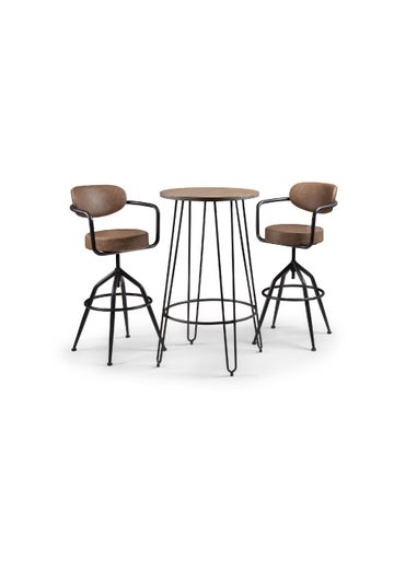 Julian Bowen Dalston Round Bar Table (105 x 60 x 60 cm)