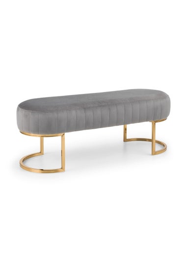 Julian Bowen Harrogate Velvet Bench (42 x 117.5 x 42.5 cm)