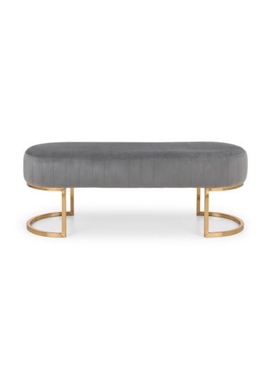 Julian Bowen Harrogate Velvet Bench (42 x 117.5 x 42.5 cm)